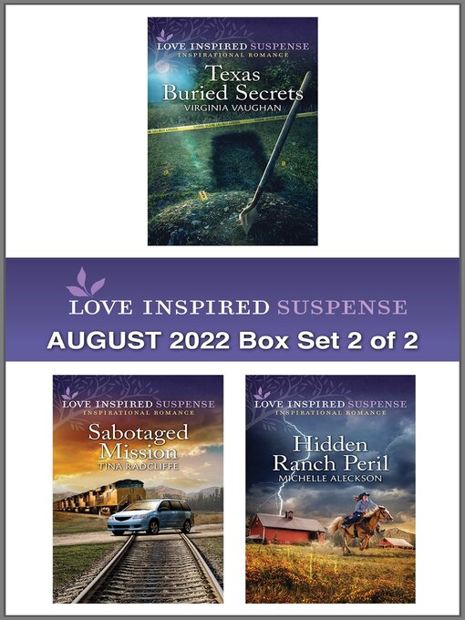 Title details for Love Inspired Suspense: August 2022 Box Set 1 of 2 by Virginia Vaughan - Available